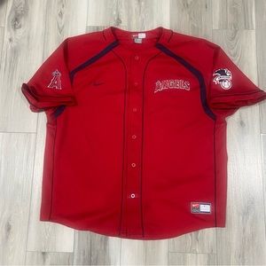 Nike Anaheim Angels Vintage Alternative Jersey //  2XL
